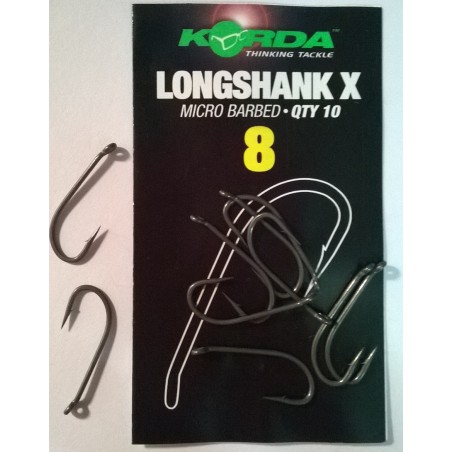 Korda longshank x, 10 pcs